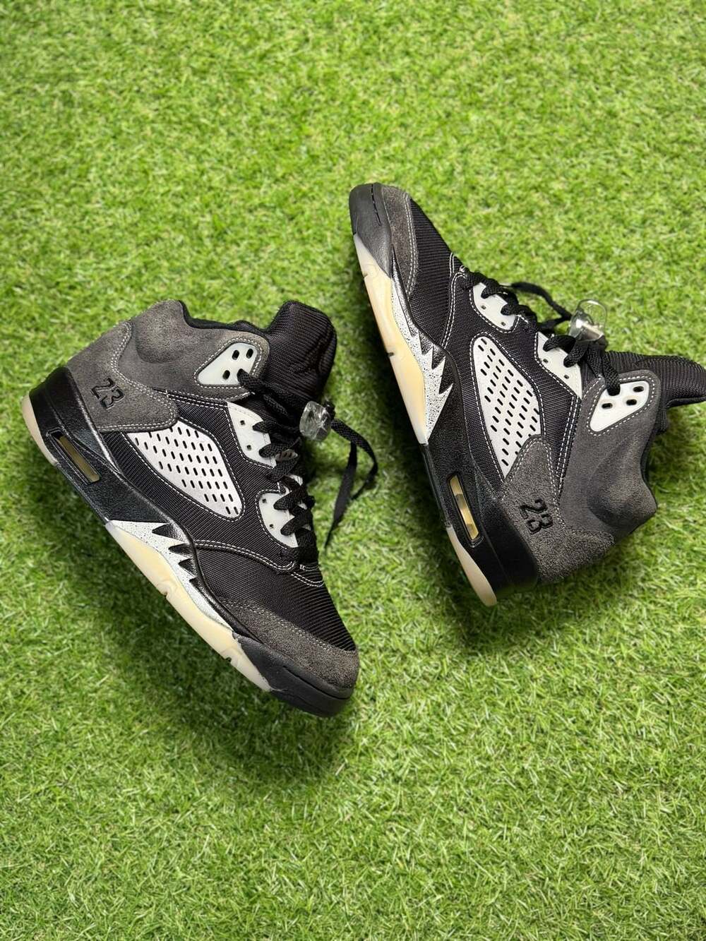 Size 9.5m -Nike Air Jordan 5 Retro Anthracite Black Grey Sneakers(DB0731-001)